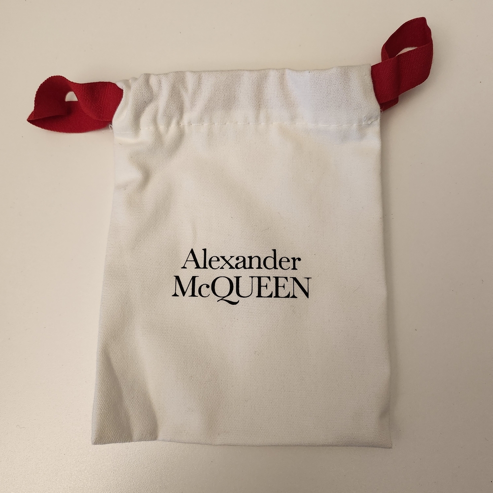 Alexander McQueen White Drawstring Bag
